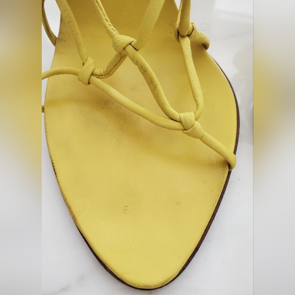 PRADA - size 39 1/2 -sandals- shoes-heels -leather- - Picture 2 of 9